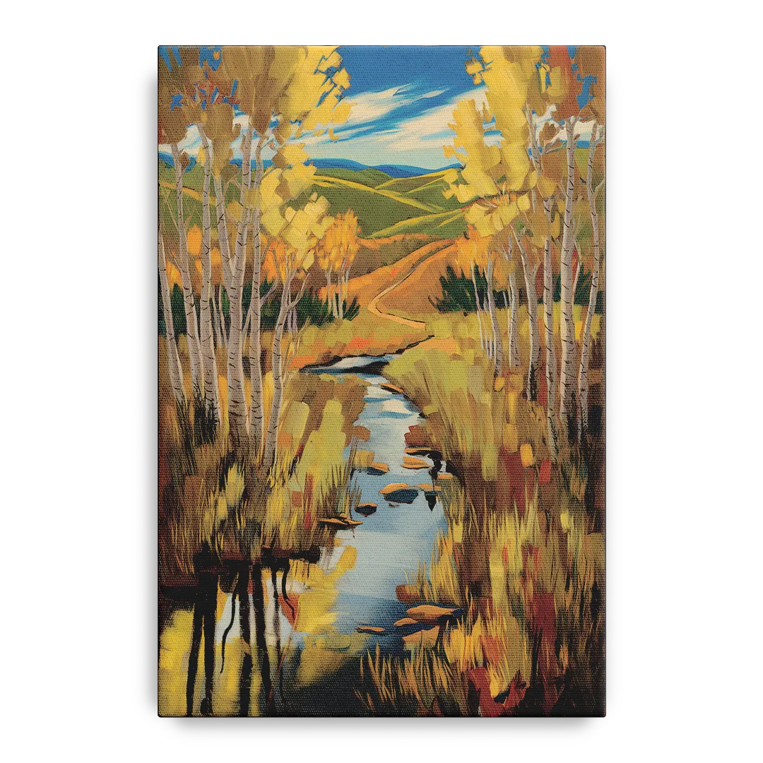 Aspen Nature Escape Front - Canvas Wall Art