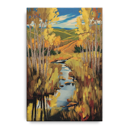 Aspen Nature Escape Front - Canvas Wall Art
