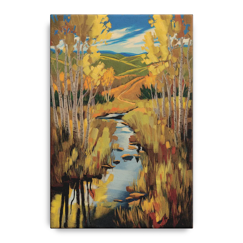 Aspen Nature Escape Front - Canvas Wall Art