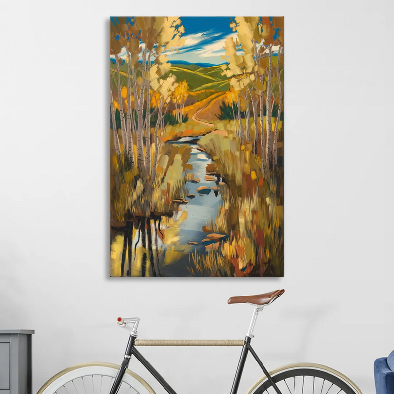 Aspen Nature Escape Living Room - Canvas Wall Art