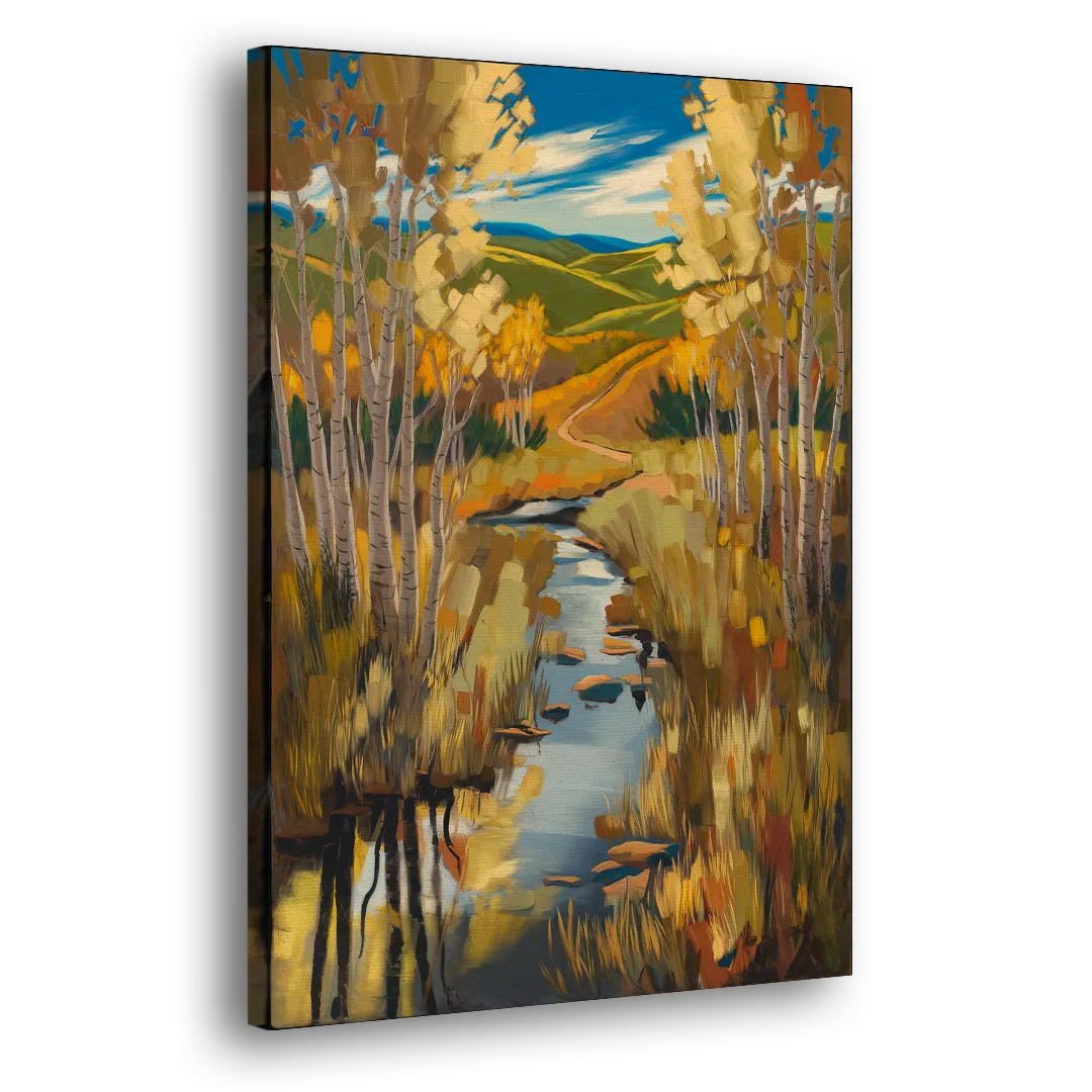 Aspen Nature Escape Side - Canvas Wall Art