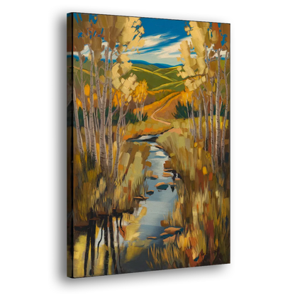 Aspen Nature Escape Side - Canvas Wall Art