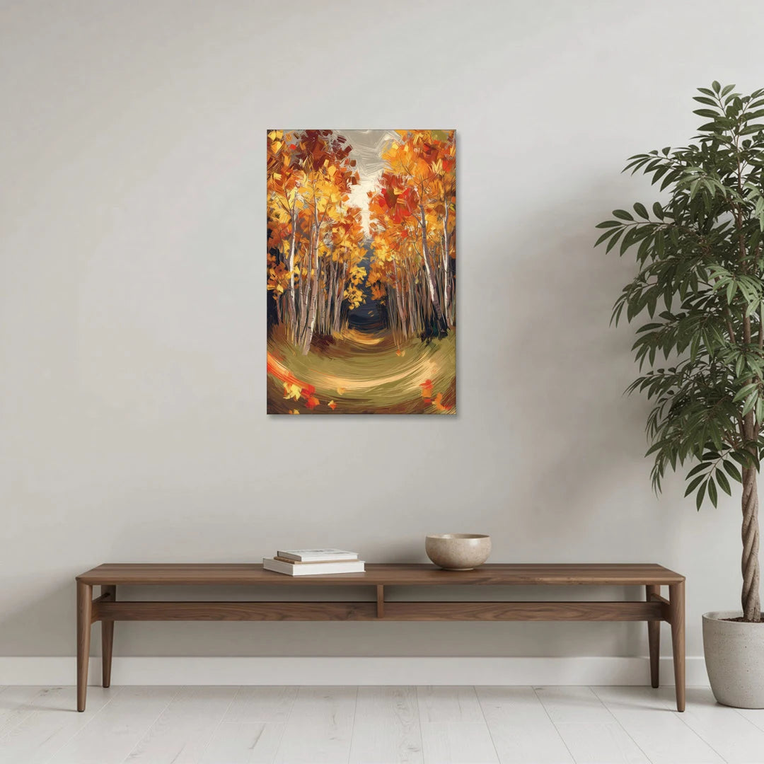 Aspen Quaking Leaves - Canvas Wall Art - Coffee Table - 24x36