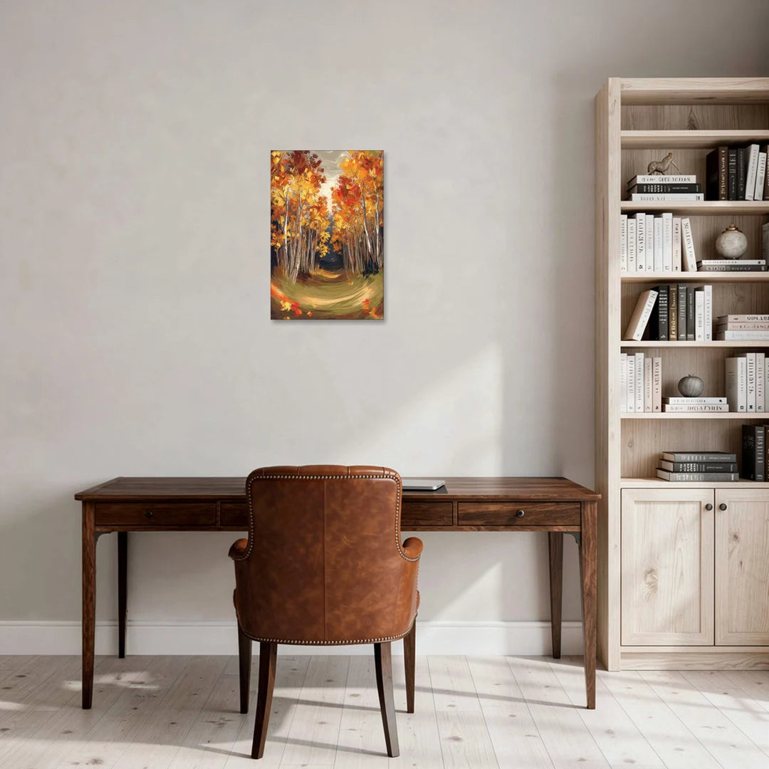 Aspen Quaking Leaves - Canvas Wall Art - Office - 16x24