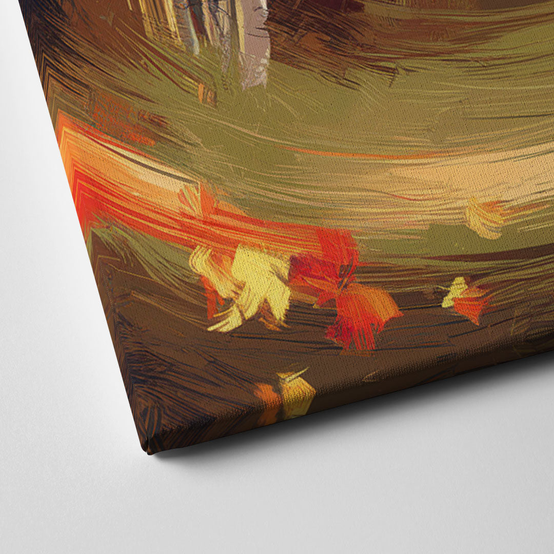 Aspen Quaking Leaves Canvas Close Up