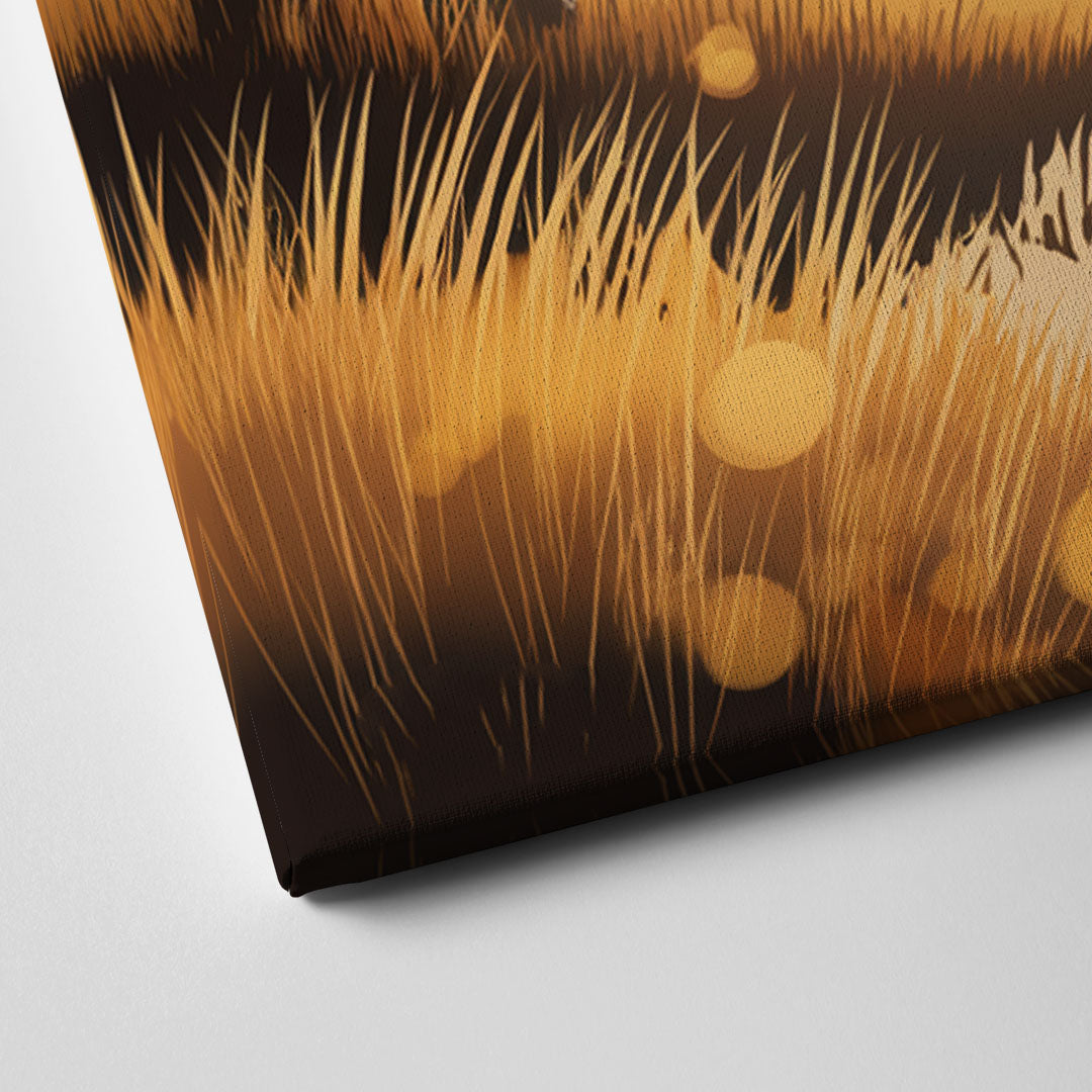 Aspen Sunrise Glow Canvas Close Up