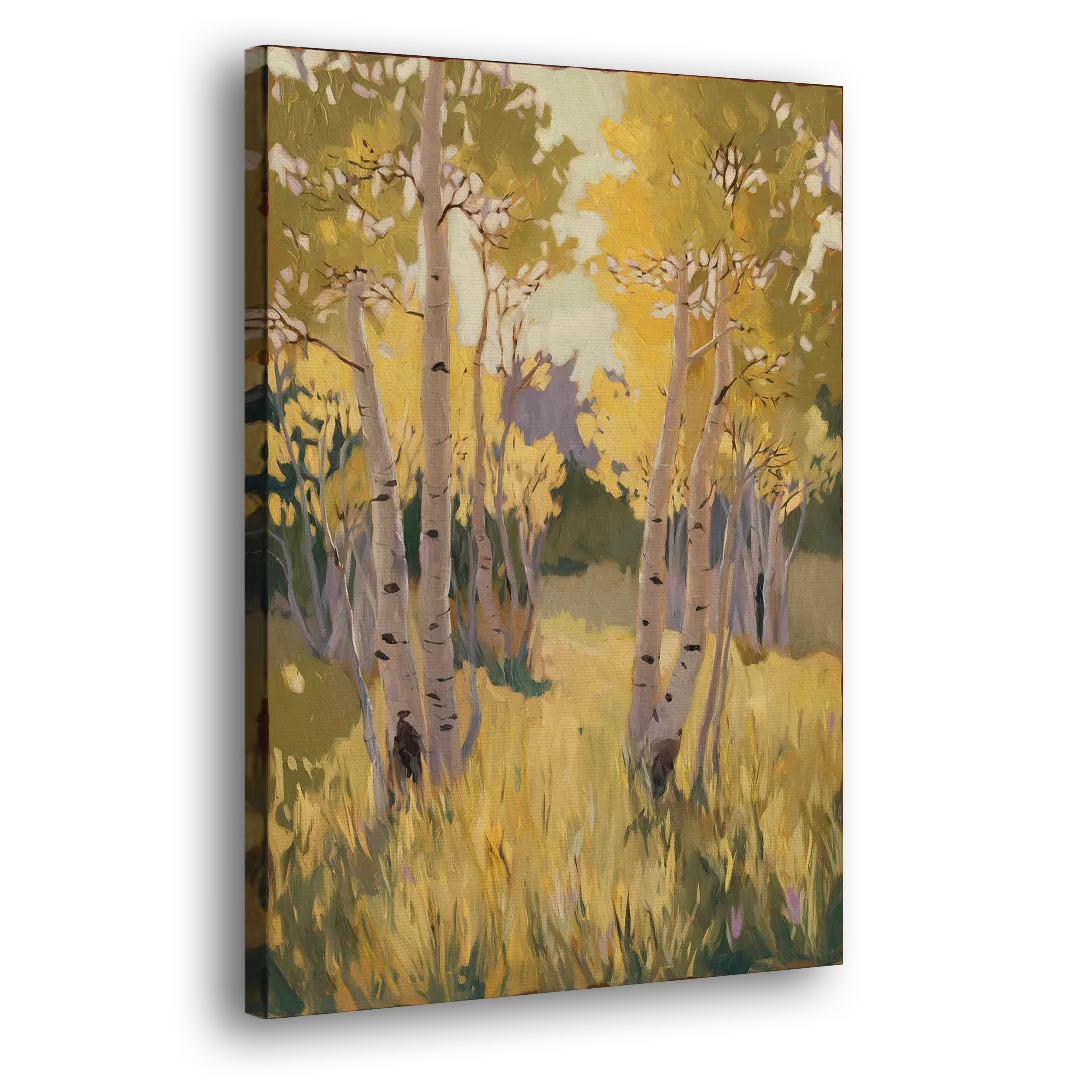 Aspen Tranquility Side - Canvas Wall Art