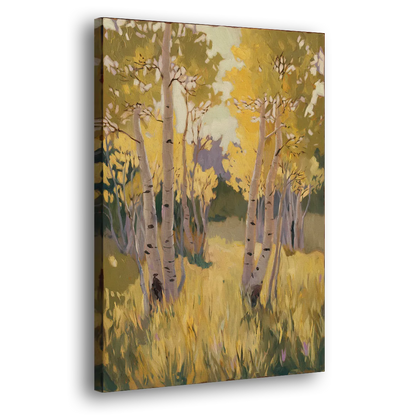 Aspen Tranquility Side - Canvas Wall Art