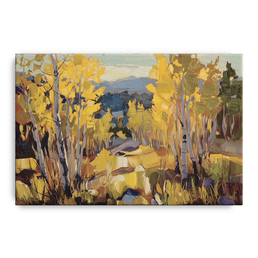 Aspen Wilderness Beauty Front - Canvas Wall Art