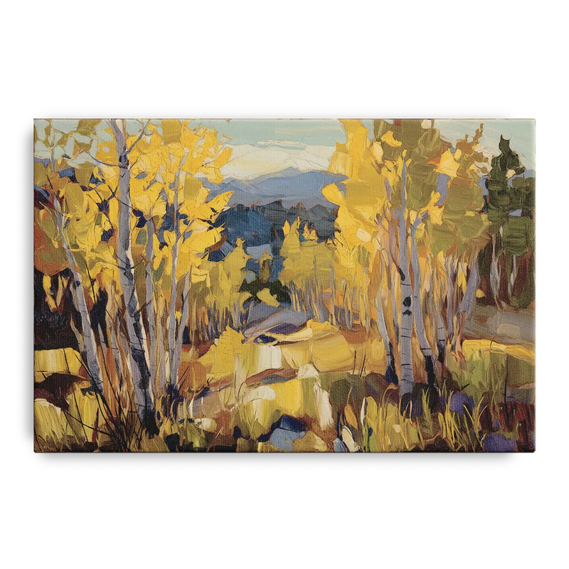 Aspen Wilderness Beauty Front - Canvas Wall Art