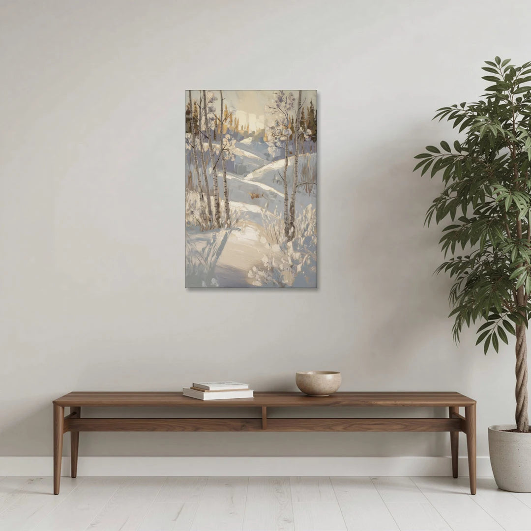 Aspen Winter Wonderland - Canvas Wall Art - Coffee Table - 24x36