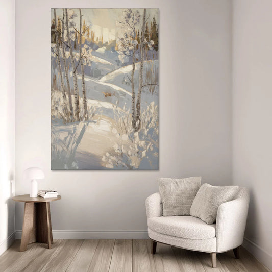 Aspen Winter Wonderland - Canvas Wall Art - Sofa - 40x60