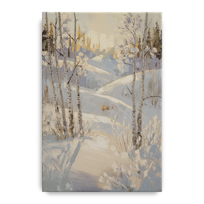 Aspen Winter Wonderland Front - Canvas Wall Art