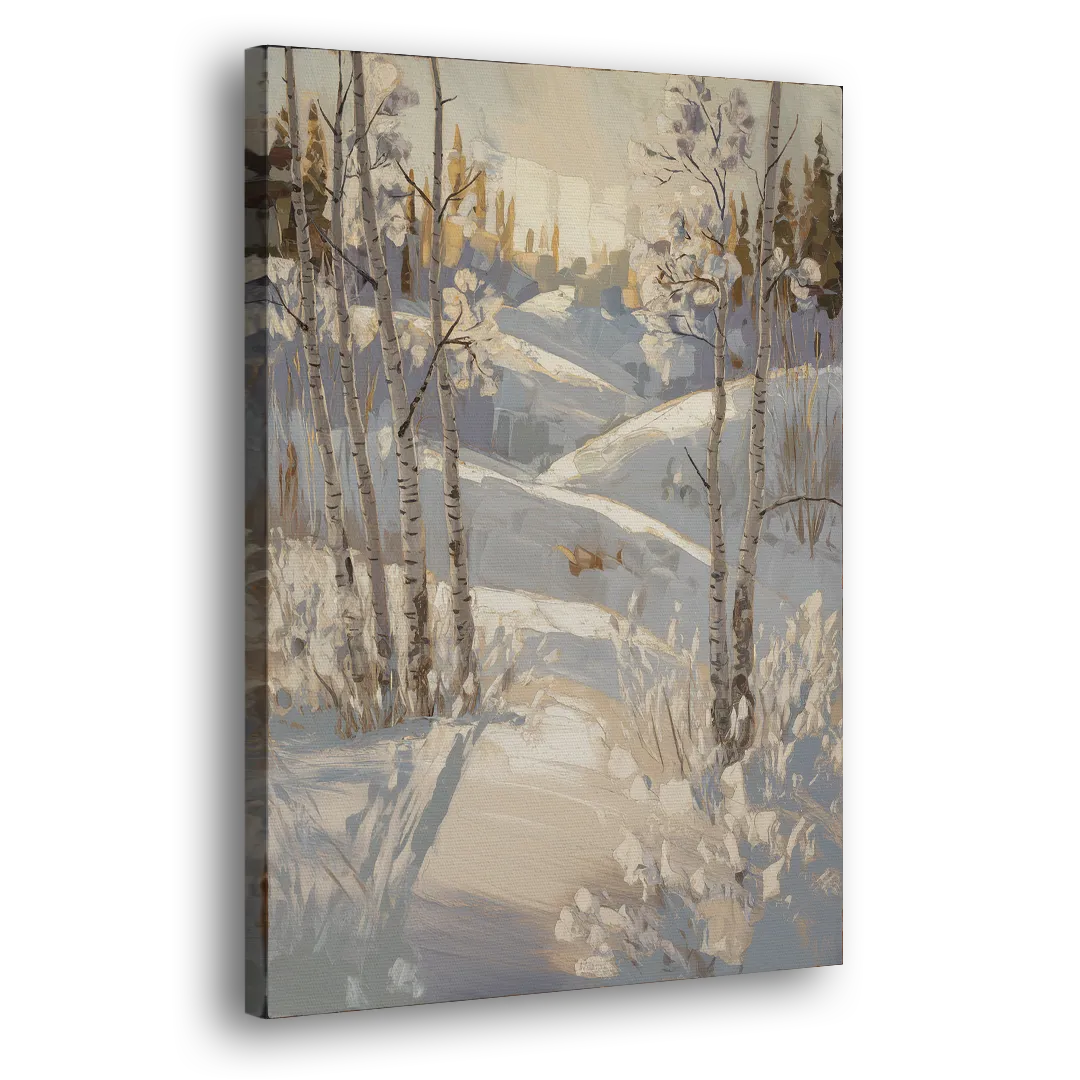 Aspen Winter Wonderland Side - Canvas Wall Art