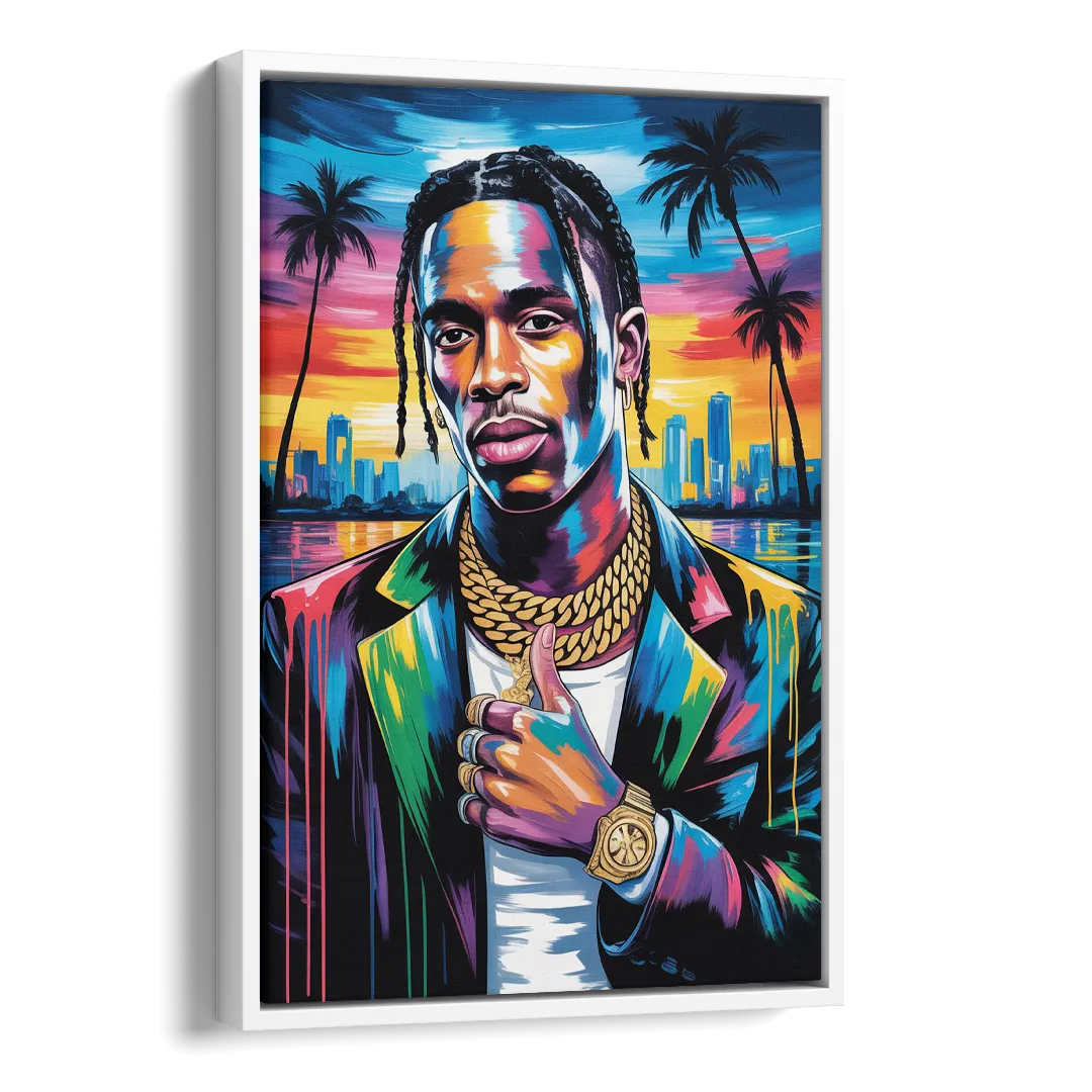 Astro Vision 2.0 Side - White Canvas Wall Art