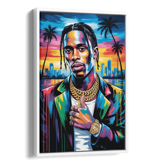 Astro Vision 2.0 Side - White Canvas Wall Art