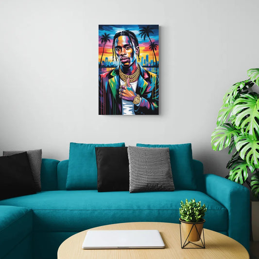 Astro Vision 2.0 - Canvas Wall Art Living Room