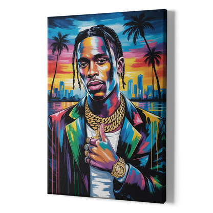 Astro Vision 2.0 - Canvas Print Art Sides
