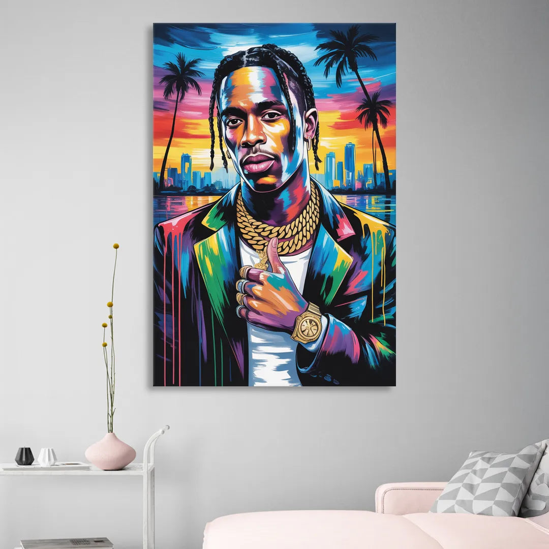 Astro Vision 2.0 Sitting Room - Canvas Wall Art