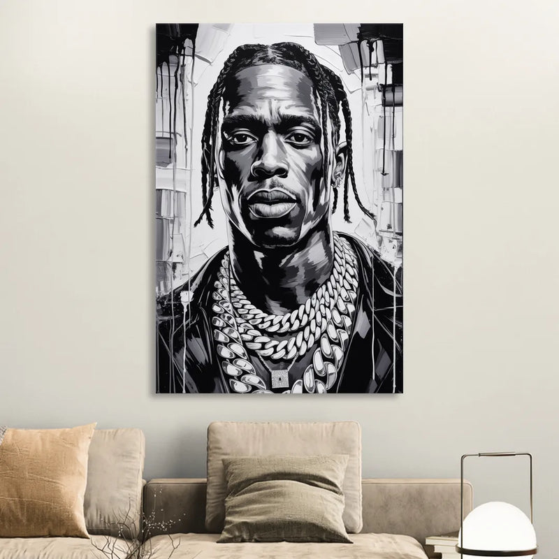 Astro Vision Sitting Room - Canvas Wall Art