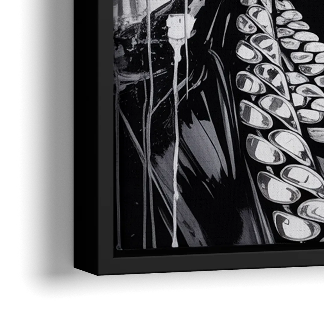 Astro Vision - Close-Up Black Frame Canvas