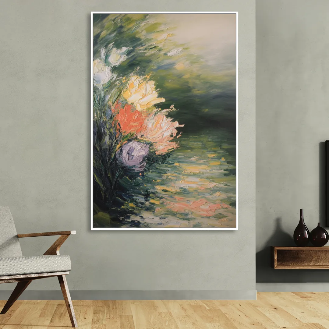 Ateneum Artistry Sitting Room - White Canvas Wall Art