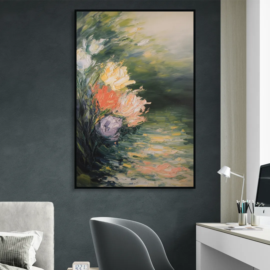 Ateneum Artistry Sitting Room - Black Canvas Wall Art