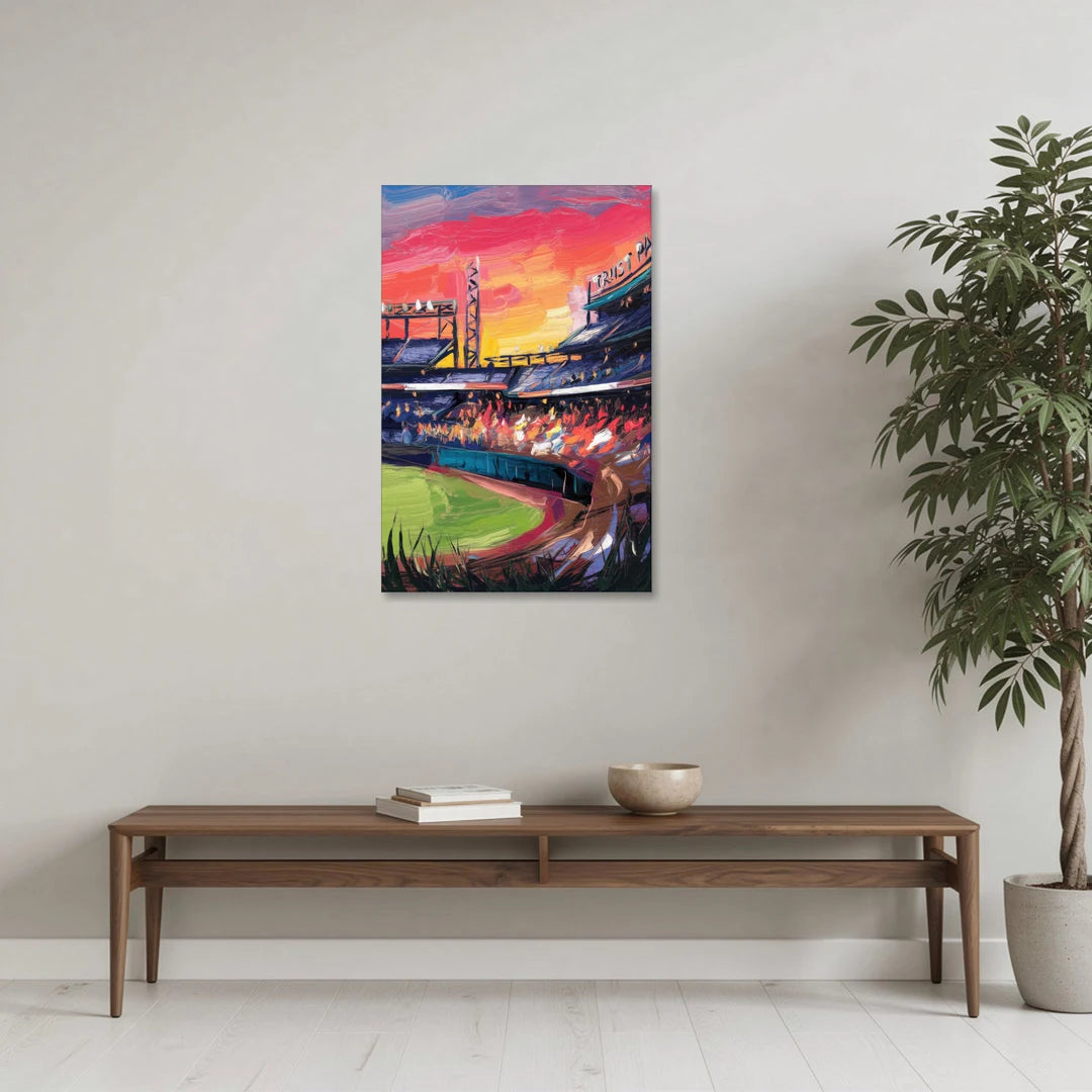 Atlanta Braves Photography Print - Canvas Wall Art - Coffee Table - 24x36