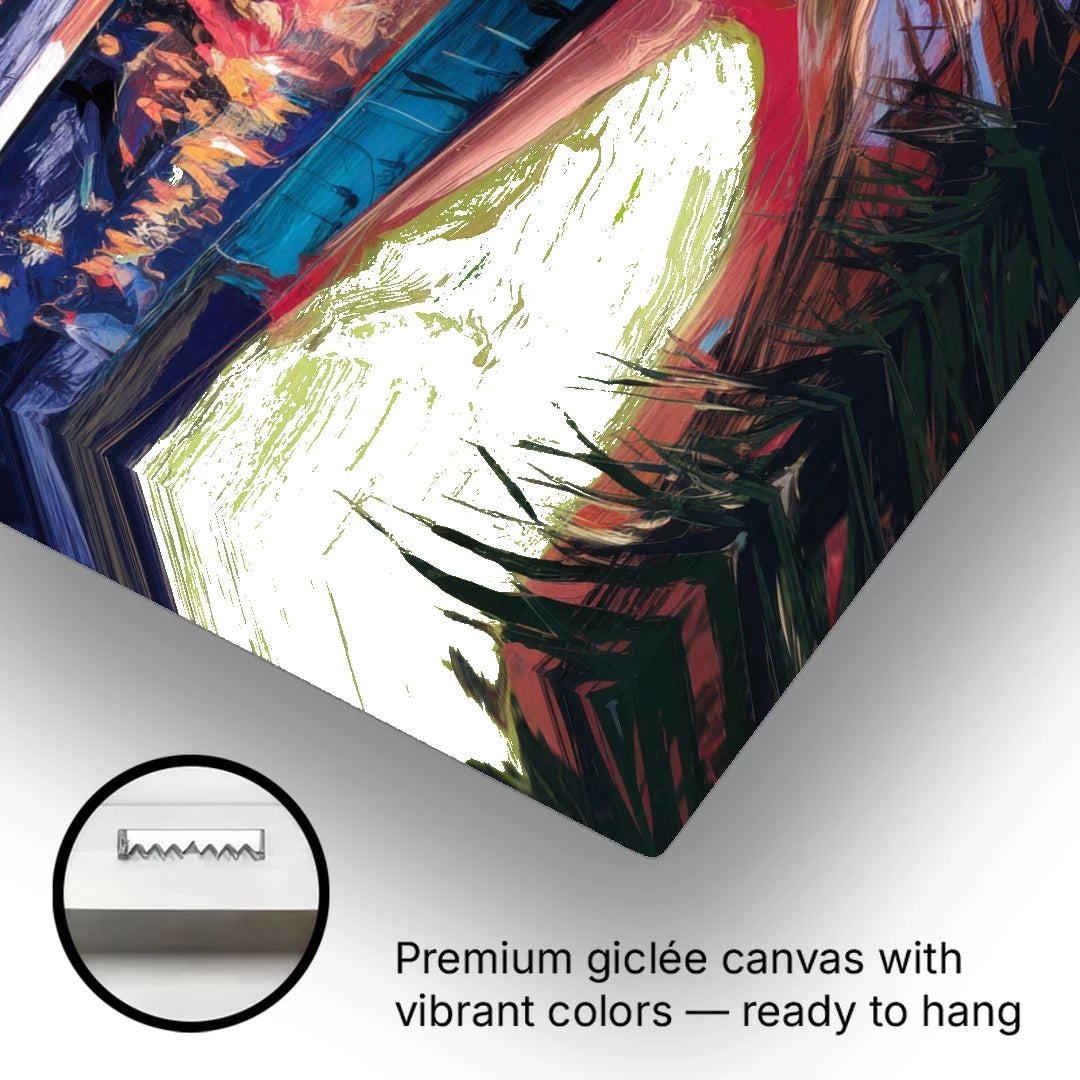Atlanta Braves Photography Print - Canvas Wall Art - Gallery Wrap Corner