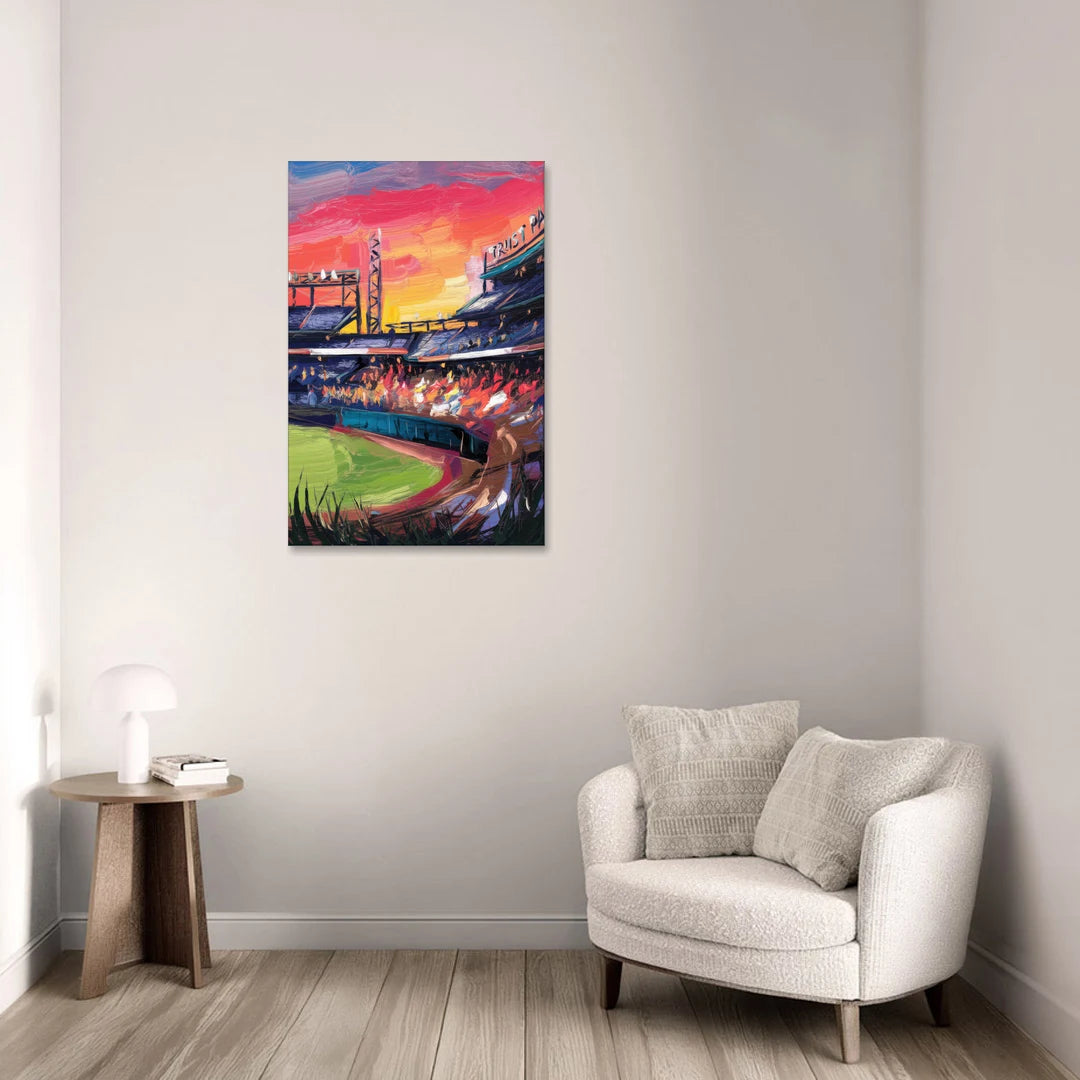Atlanta Braves Photography Print - Canvas Wall Art - Sofa - 24x36