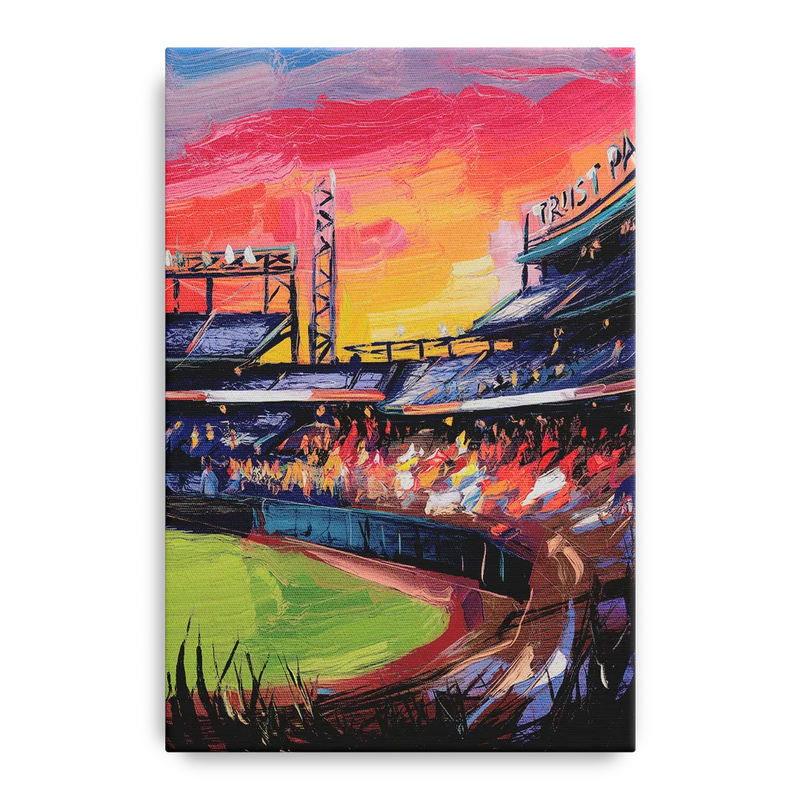 Atlanta Braves Photography Print Front - Canvas Wall Art
