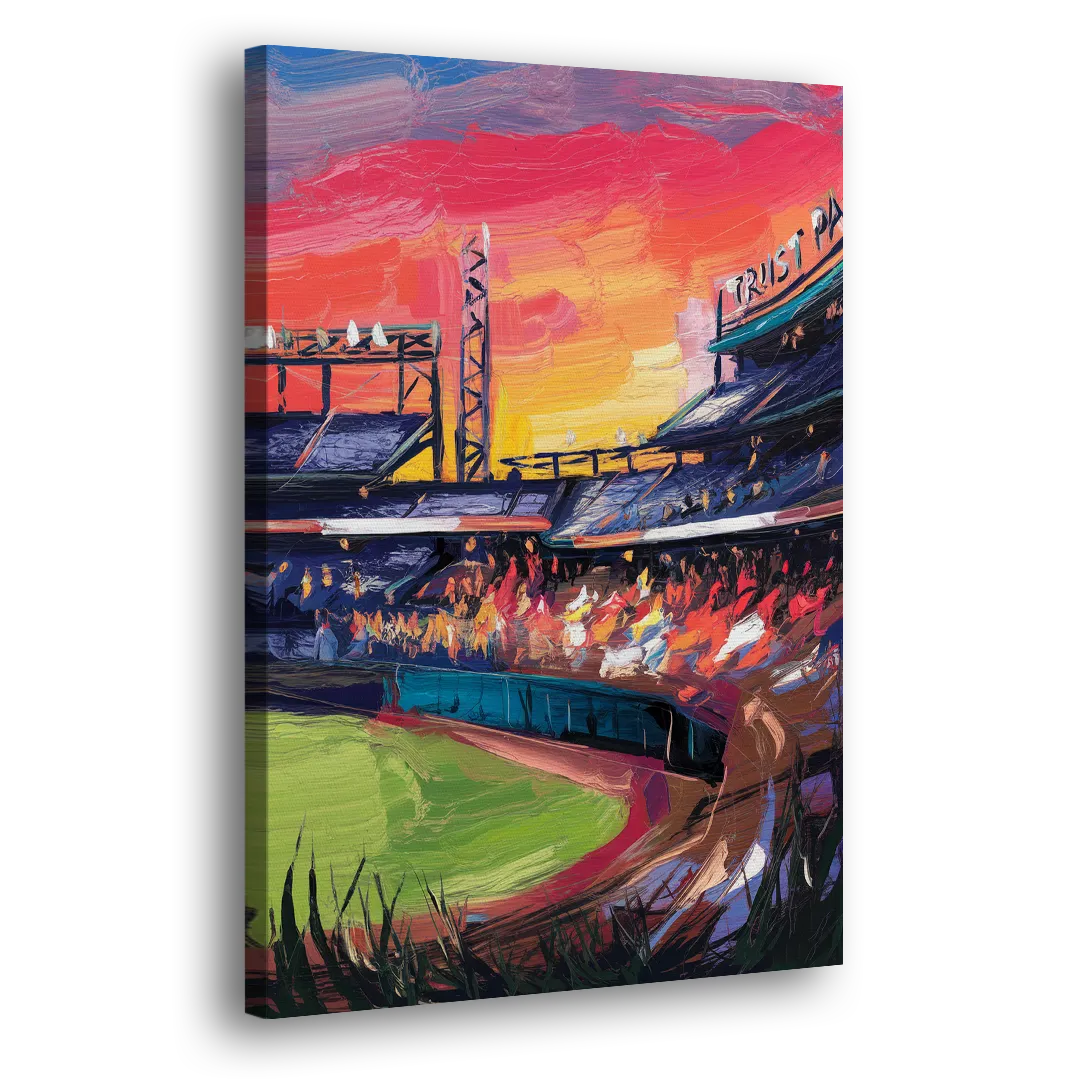 Atlanta Braves Photography Print Side - Canvas Wall Art
