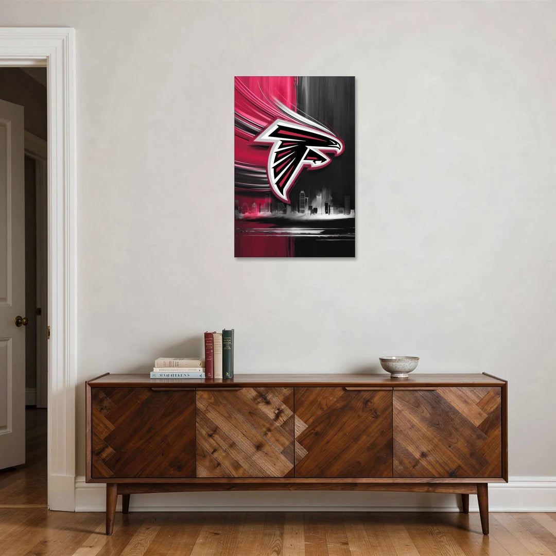 Atlanta Falcons Fans Tribute - Canvas Wall Art - Coffee Table - 24x36