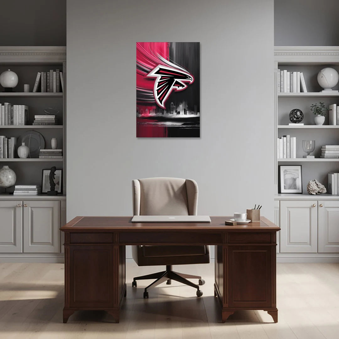 Atlanta Falcons Fans Tribute - Canvas Wall Art - Office - 24x36