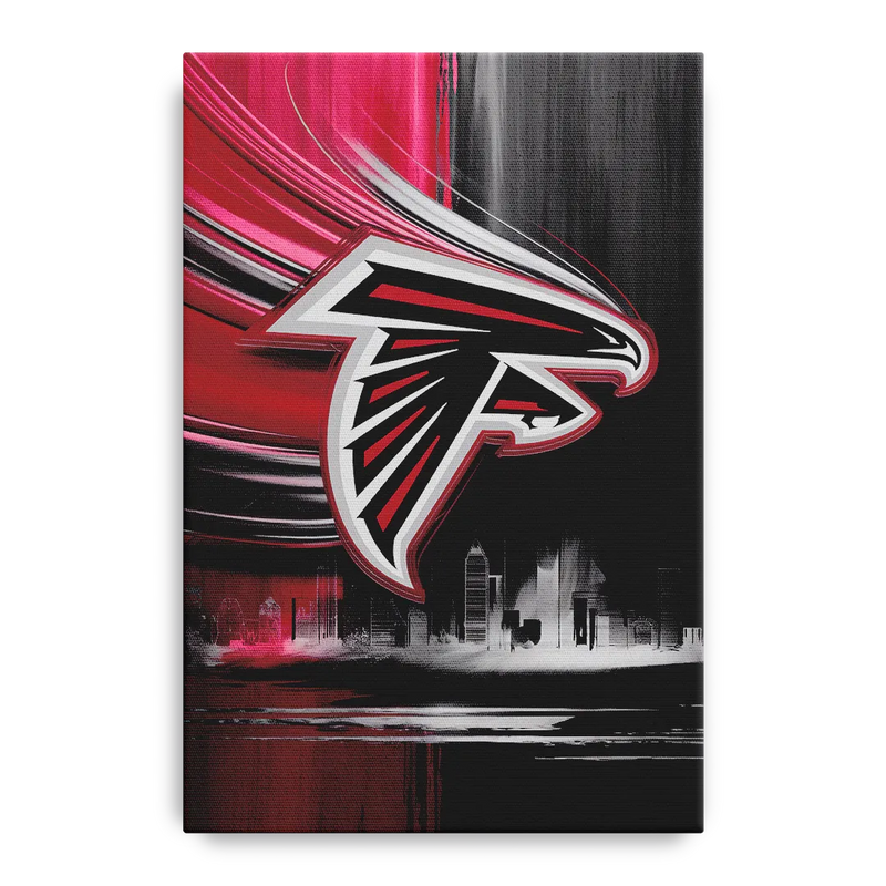 Atlanta Falcons Fans Tribute Front - Canvas Wall Art