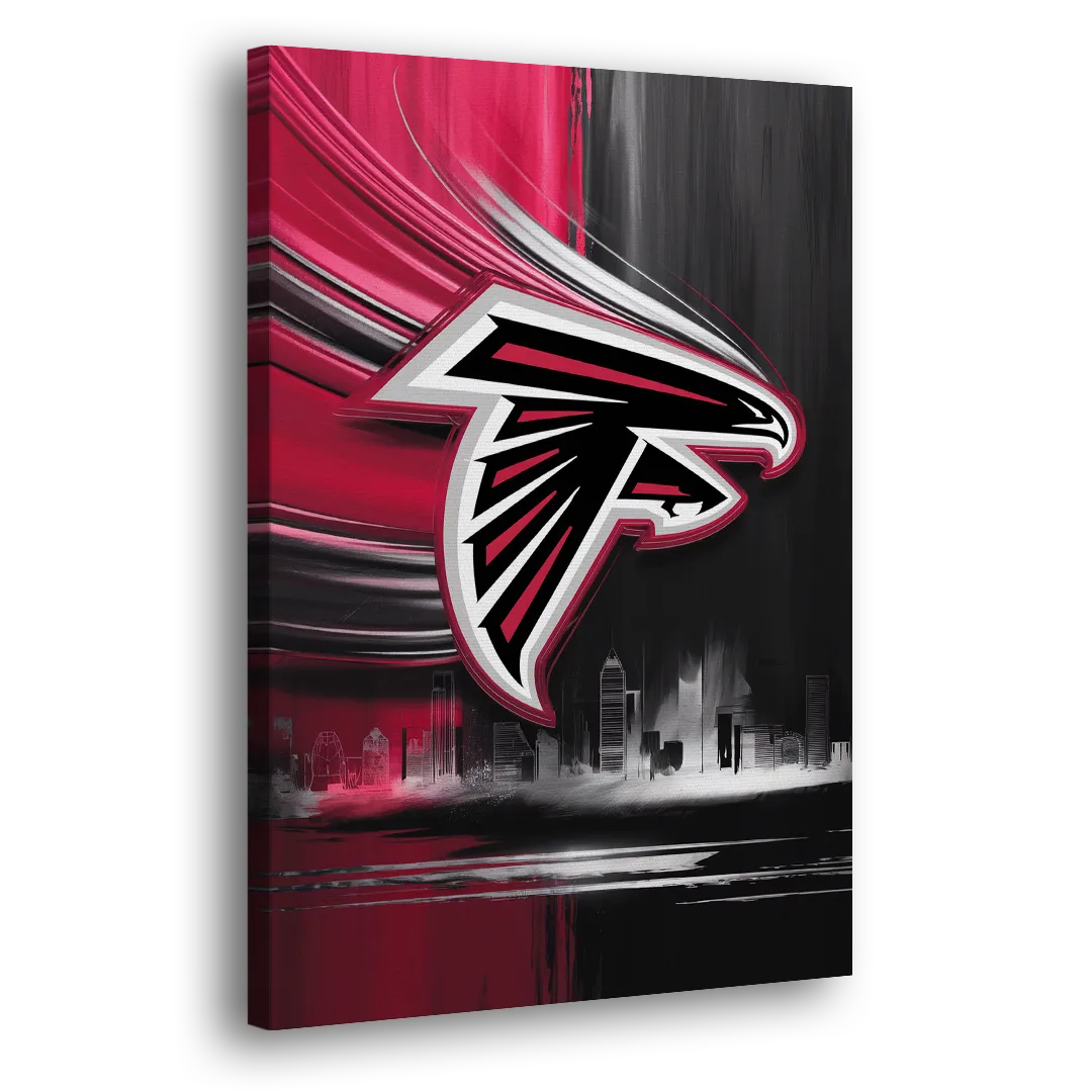 Atlanta Falcons Fans Tribute Side - Canvas Wall Art