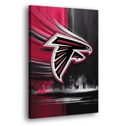 Atlanta Falcons Fans Tribute Side - Canvas Wall Art