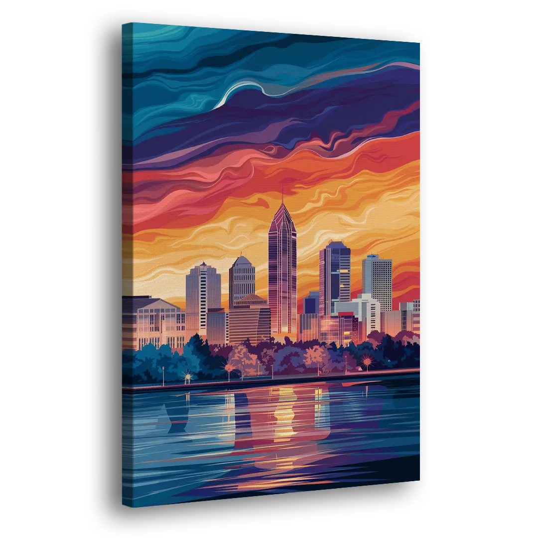 Atlanta Street Photography Side - Canvas Wall Art