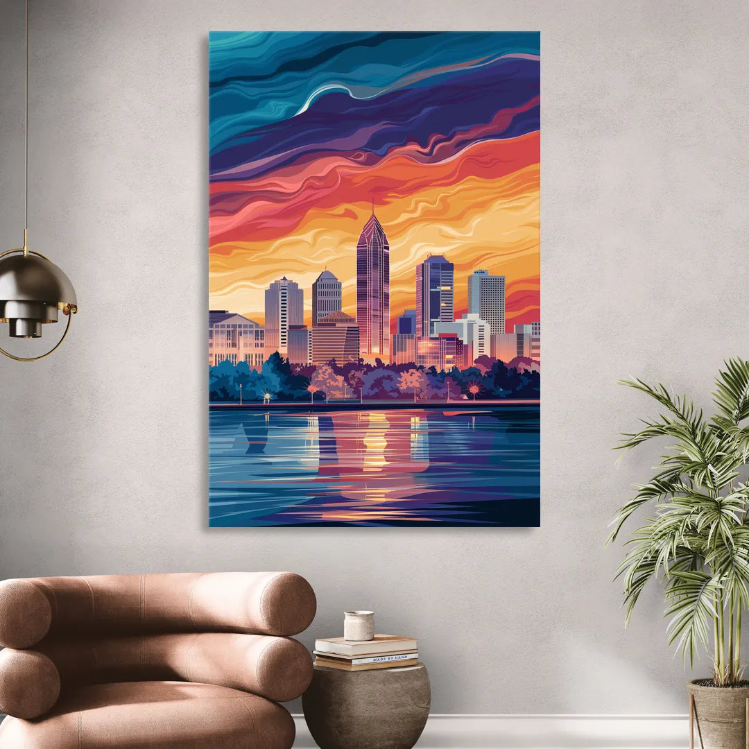 Atlanta Street Photography Living Room - Canvas Wall Art