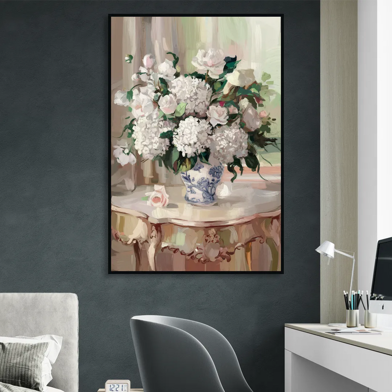 Augusta Classic Southern Charm Living Room - Black Canvas Wall Art