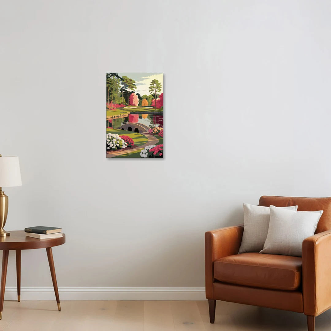 Augusta Golf Heritage Tribute - Canvas Wall Art - Sofa - 16x24