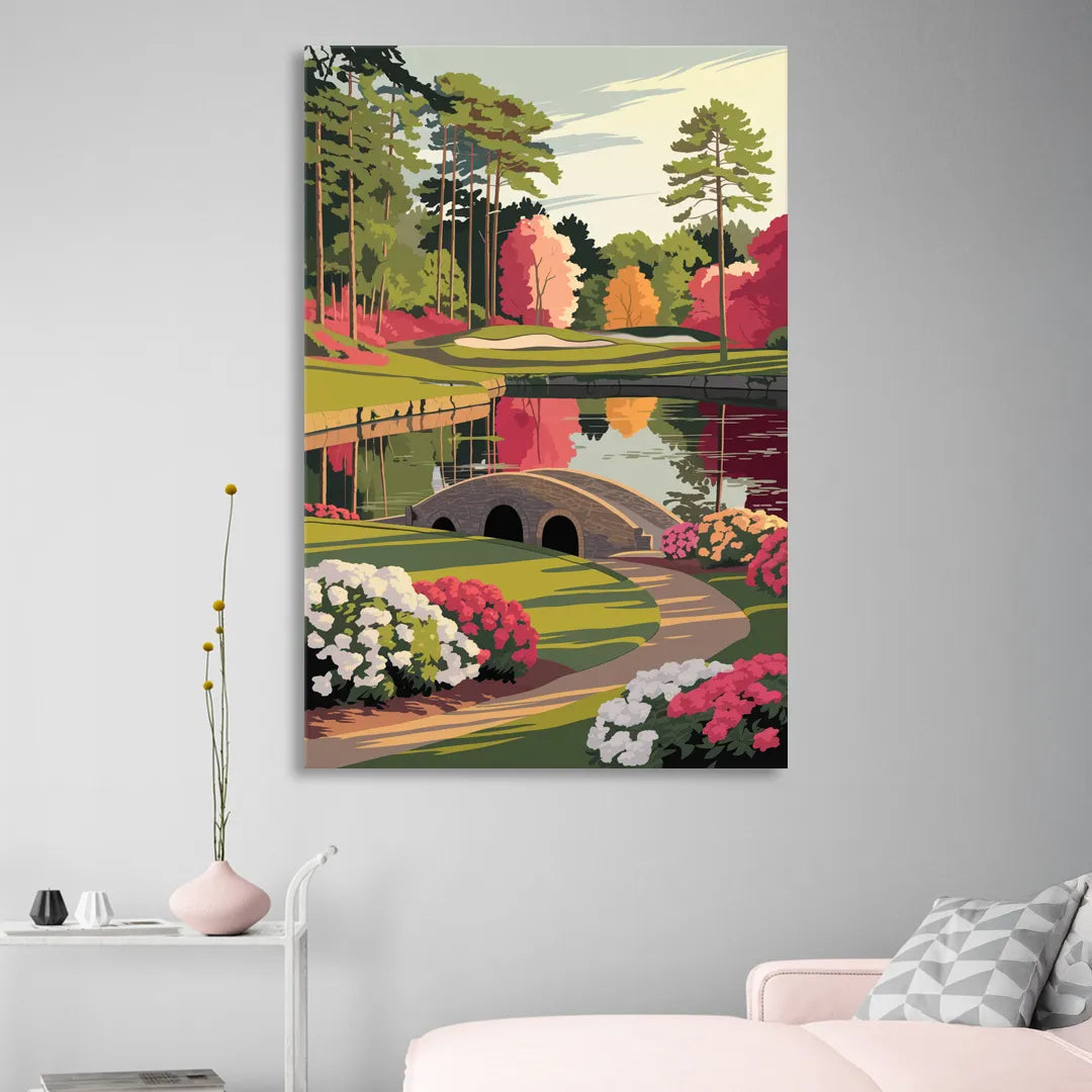 Augusta Golf Heritage Tribute Sitting Room - Canvas Wall Art