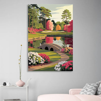 Augusta Golf Heritage Tribute Sitting Room - Canvas Wall Art