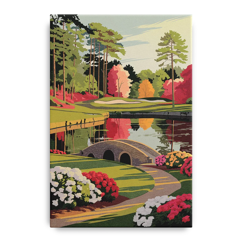 Augusta Golf Heritage Tribute Front - Canvas Wall Art