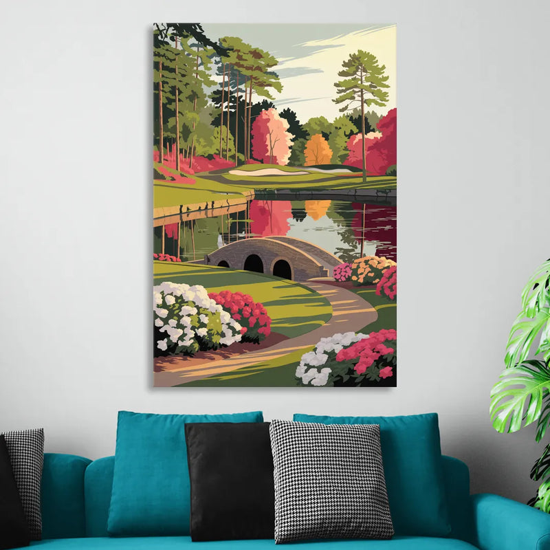 Augusta Golf Heritage Tribute Living Room - Canvas Wall Art