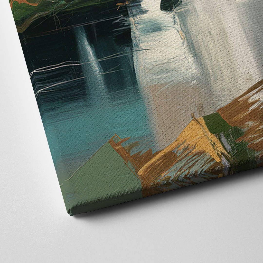 Augusta Iconic Bridge View Canvas Close Up