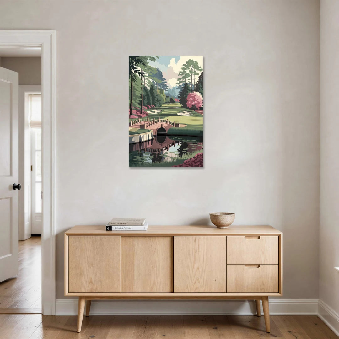 Augusta Scenic Golf Course - Canvas Wall Art - Coffee Table - 24x36