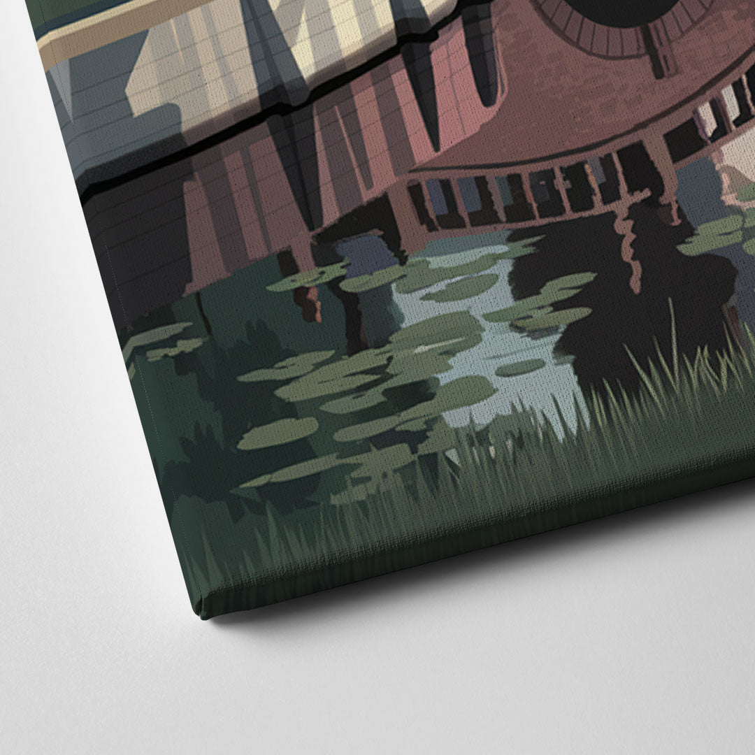 Augusta Scenic Golf Course Canvas Close Up