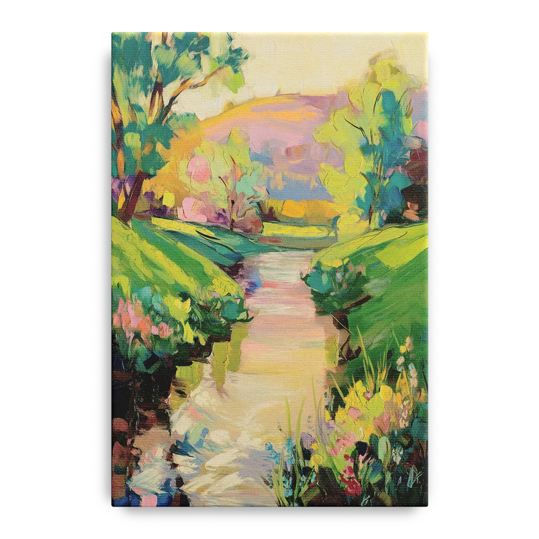 Augusta Serene Riverfront Front - Canvas Wall Art