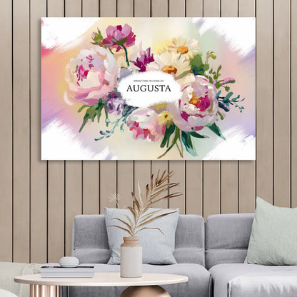 Augusta Springtime Blooms Sitting Room - Canvas Wall Art